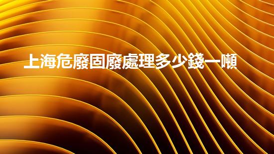 上海危廢固廢處理多少錢一噸未來能源：突破技術(shù)瓶頸，開啟環(huán)境友好型新紀(jì)元！